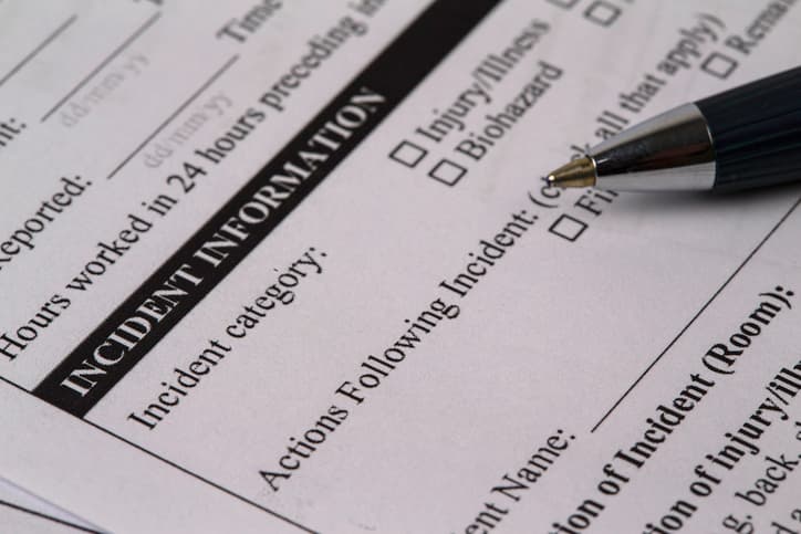 A Personal injury form